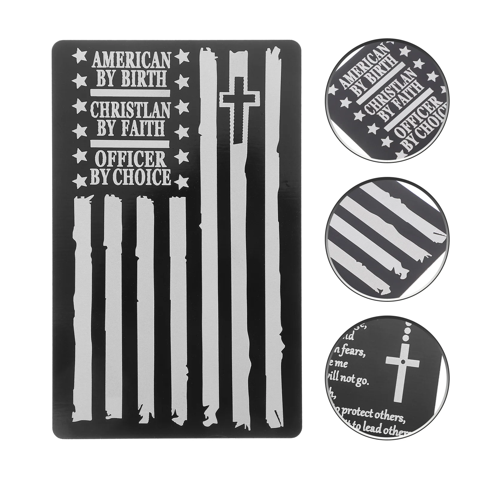 Другие металлические поделки Портативная полицейская карта Подарок для