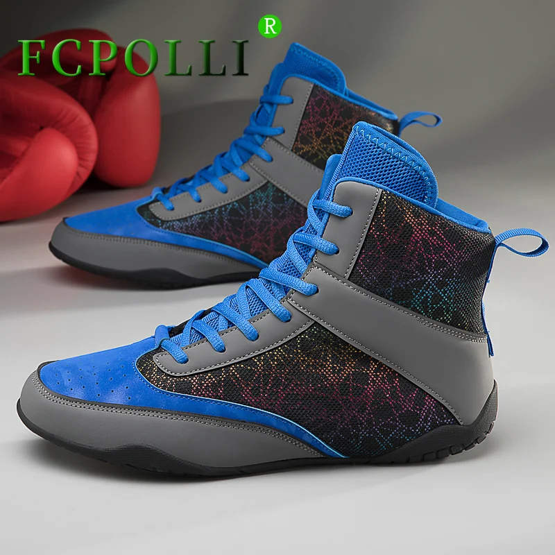 

Spring Wrestling Shoes Men Women Professional Boxing Shoes for Couples Light Weight Wrestling Boots Competition Fighting Boots