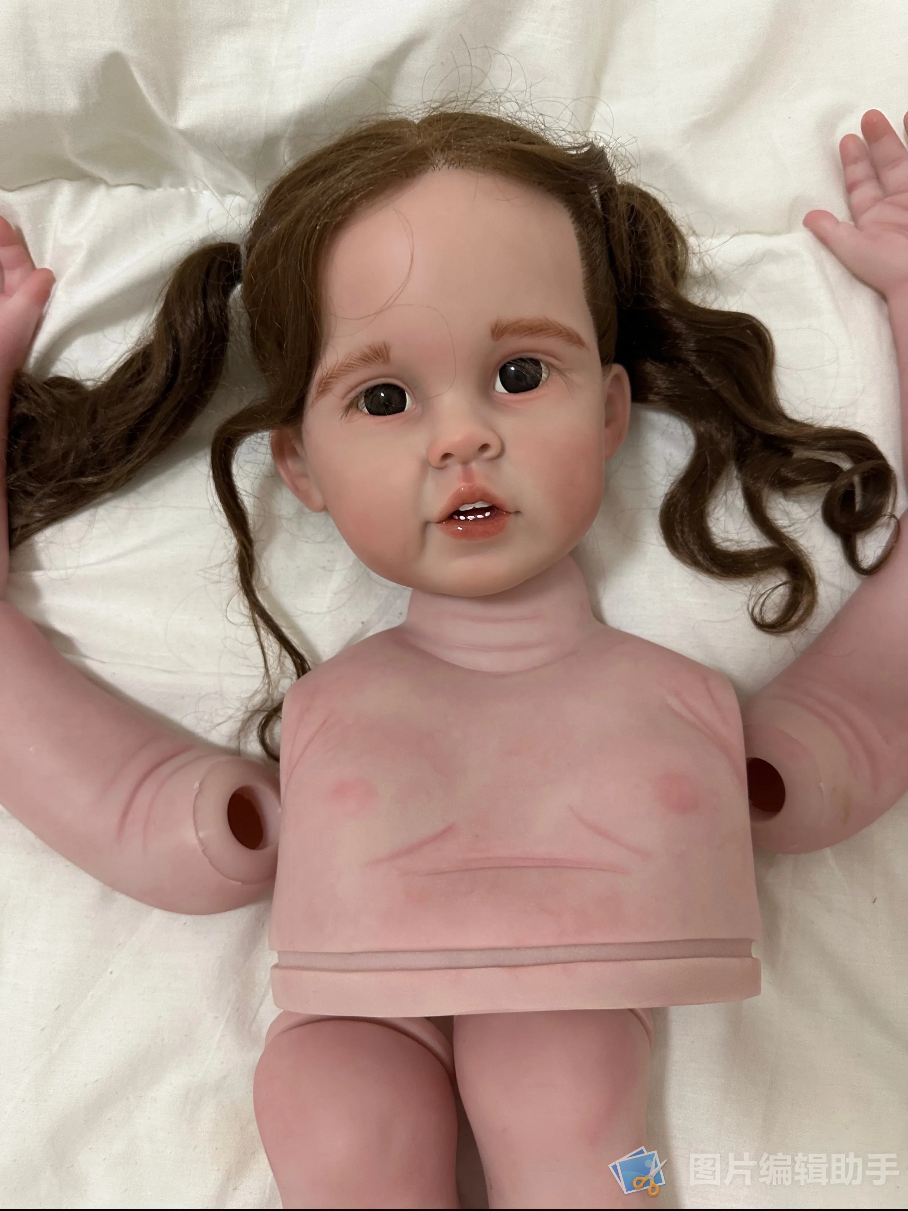 DLS Индивидуальная ограниченная поставка 32 дюйма Reborn Baby Cressida с набором для