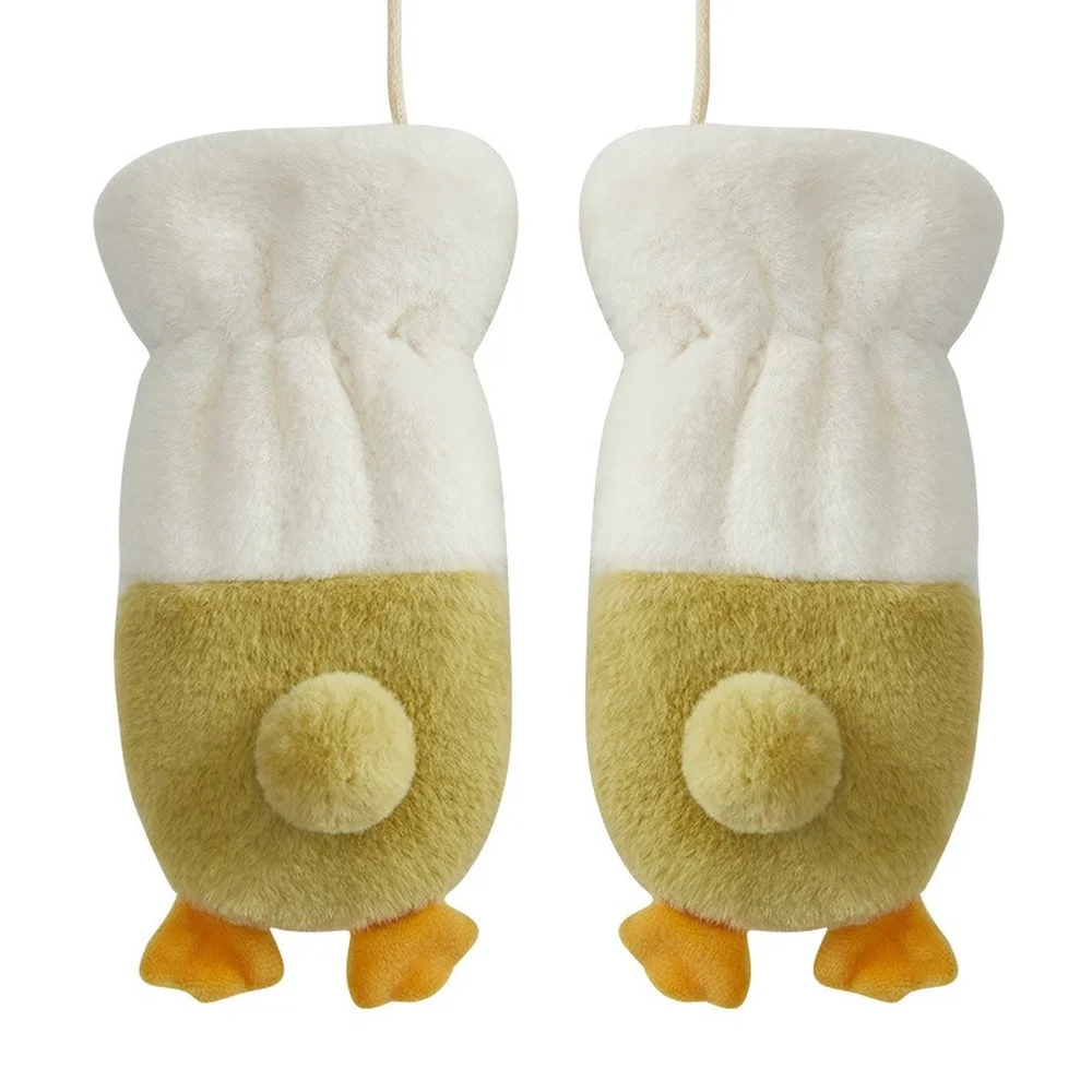 

Зимние теплые плотные детские милые перчатки для малышей Зимние варежки для младенцев с подкладкой флисовые уличные варежки аксессуары дл...