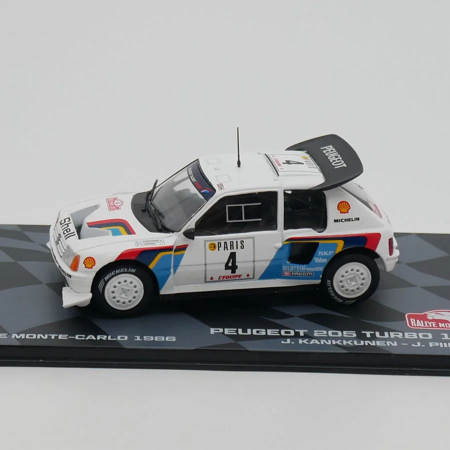 

Модель автомобиля из сплава под давлением Ixo1:43 масштаб 205 TURBO 16 E2 WRC 1996
