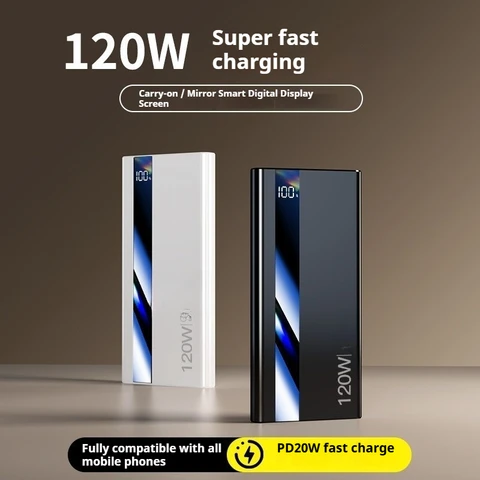 Внешний аккумулятор (Power Bank) 10000 мАч с двумя портами USB-A для iPhone 15 Pro, Samsung S23, Xiaomi 14