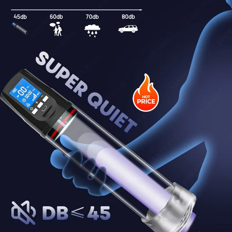 18+ Насос для пениса вакуумные секс-игрушки мужчин автоматические 4 режима