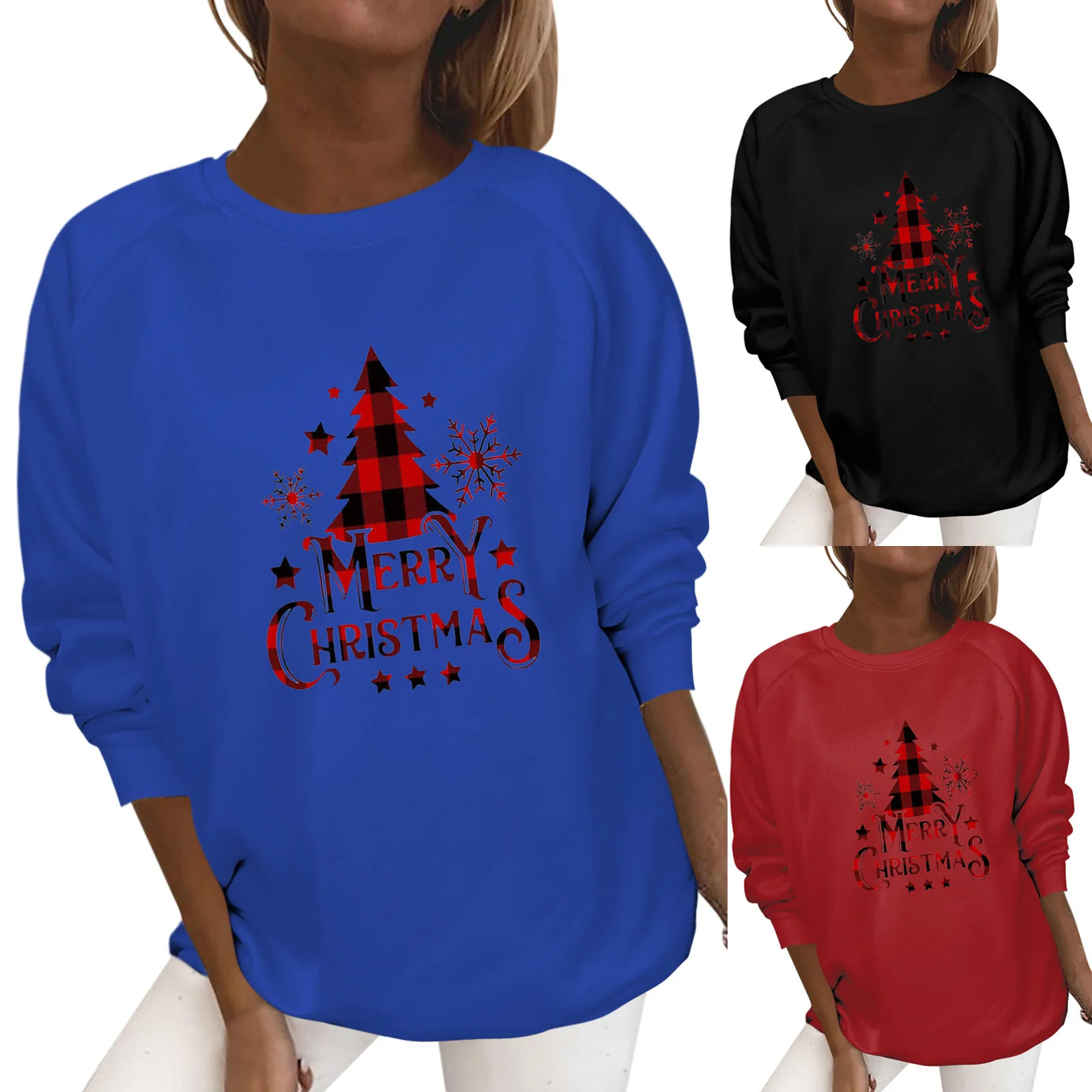 

Брючный костюм, женские зимние топы для женщин, свитшот с новогодним принтом, блузка с длинным рукавом, Легкий свитшот, толстовка с капюшоно...