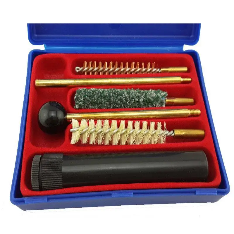 

Universal Gun Cleaning Tool Kit Fits Cal.38 357 9mm Golt 1911 Glock Brass Mop Brush Hunting