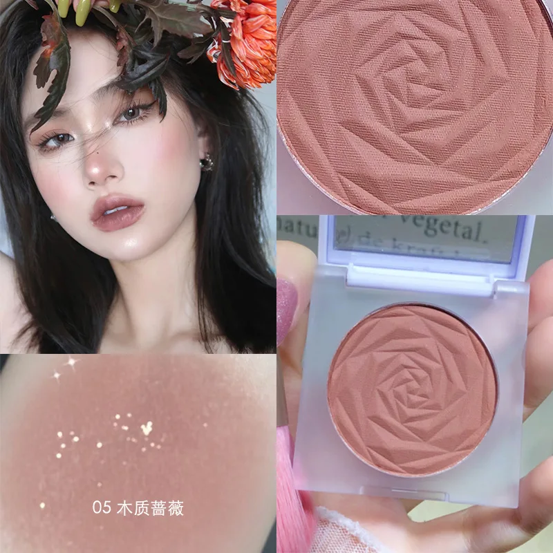 

Матовые румяна, бархатные матовые Румяна для лица, пудра для щек, контурные румяна, косметика, стойкая розовая, фиолетовая, красная, натураль...