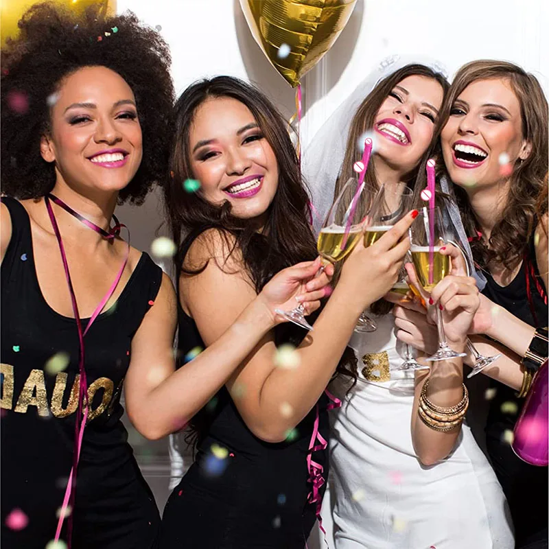 10 шт. вечерние соломинки для пениса девичник невесты пластиковые Willy Dick новинка