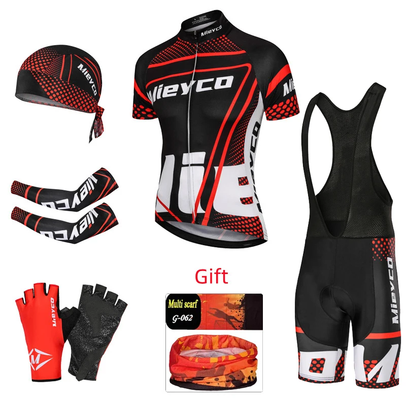 

Bicycle Cycling Clothing Summer Suits With Shorts Men Short Sleeve Sportswear Mountain Road Bike Set Roupa Ciclismo Masculino