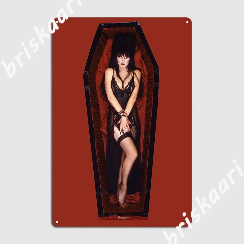 

Elvira, гроб, неприятные мечты, металлический знак, Настенная роспись, клубный бар, персонализированный Настенный декор, жестяной знак, плакат