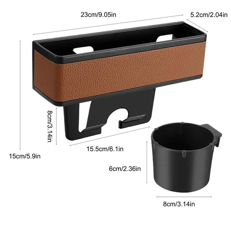 Наполнитель для автомобильного сиденья с подстаканником боковая коробка