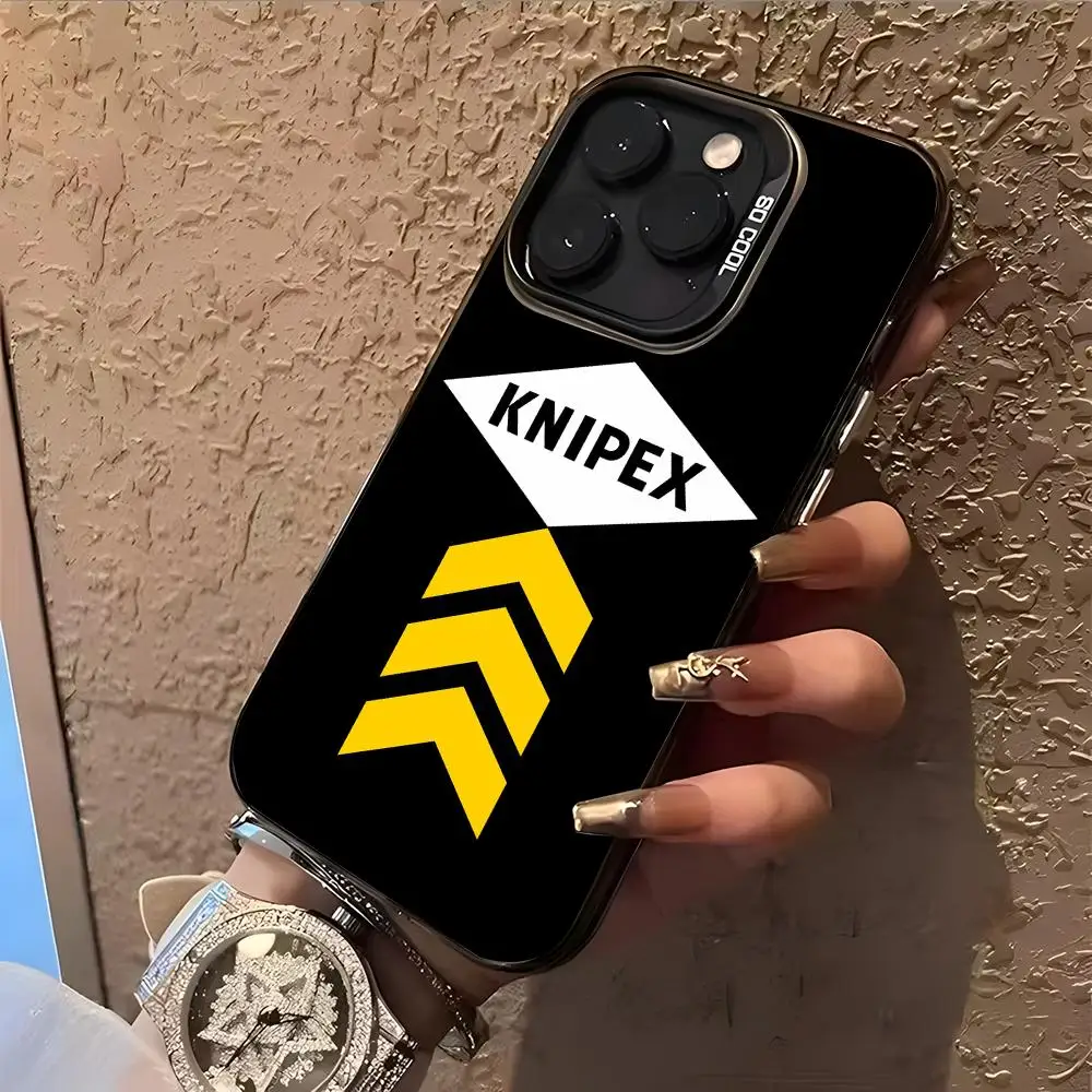 Фото Чехол для телефона Knipex для iPhone 18, 17, 16, 15, 14, 13, 12, 11 Pro Max Plus, серебристый цвет. №4