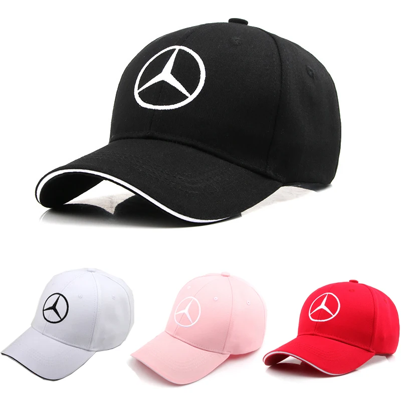 

Хлопковая регулируемая бейсболка, Снэпбэк Кепка для улицы, Повседневная шляпа для Mercedes Benz AMG Logo W203 W204 W205 W210 W211 W212 W213 C63 G63