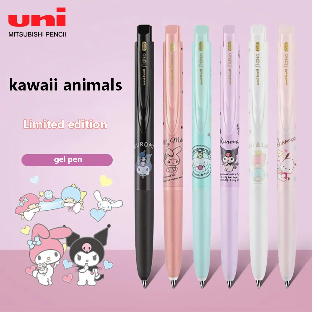 

New UNI Limited Gel Pen UMN-185 Kawaii Student Exam Writing Business Office Culture School Stationery Cute Pen 0.5mm Cute Pens