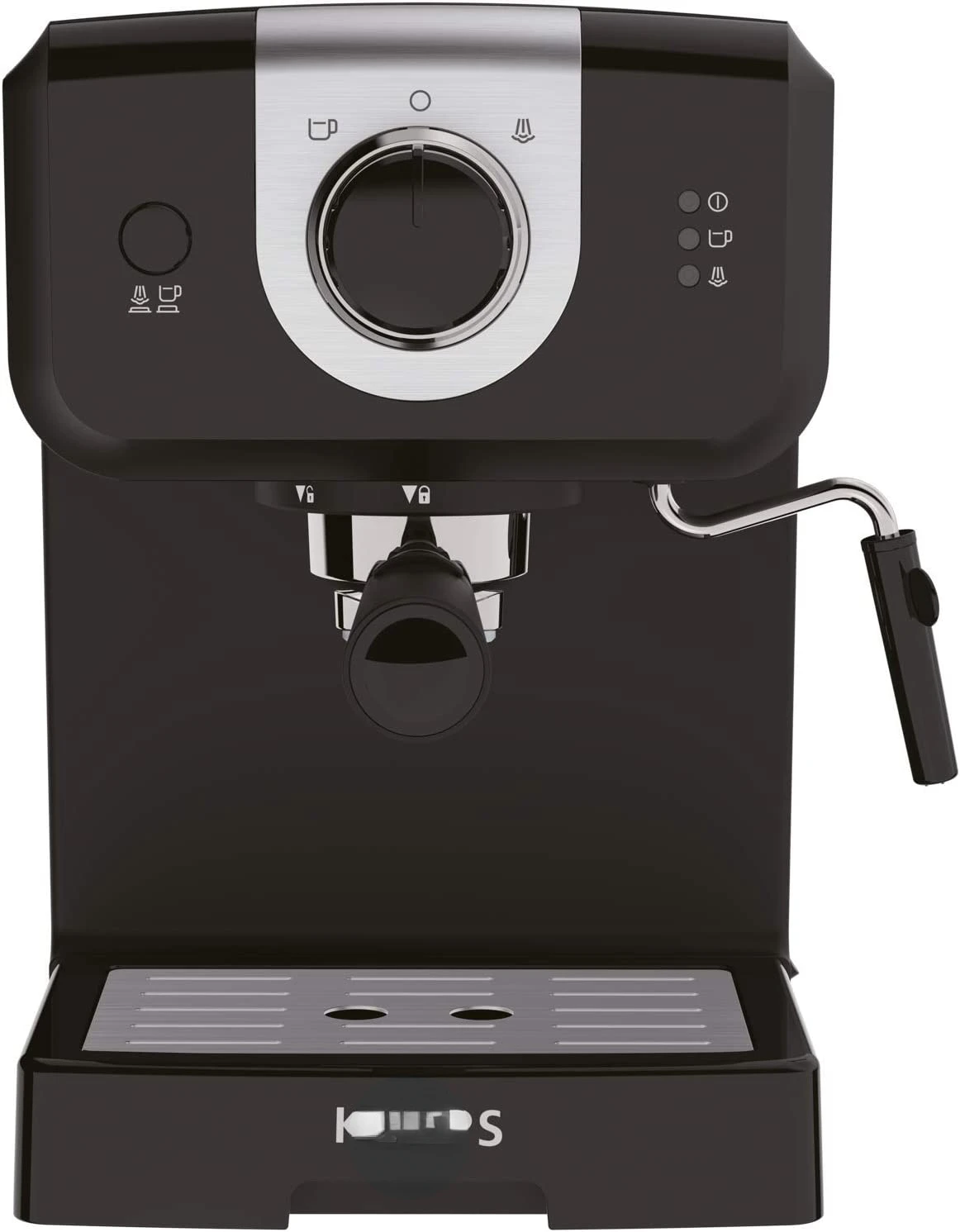 

15- Pump Espresso and Cappuccino Maker, 1.5-Liter, Black