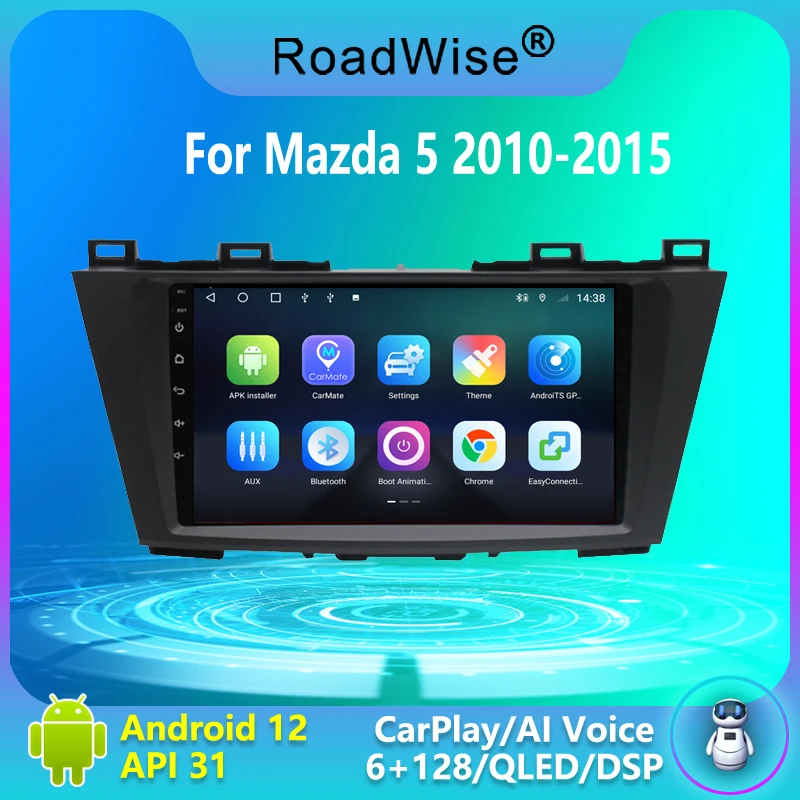 

Автомагнитола Roadwise 2 Din на Android для Mazda 5, 3, CW, 2010, 2012, 2013, 2014, 2015, мультимедиа, 4G +, Wi-Fi, GPS, DSP, DVD, Авторадио 2 Din