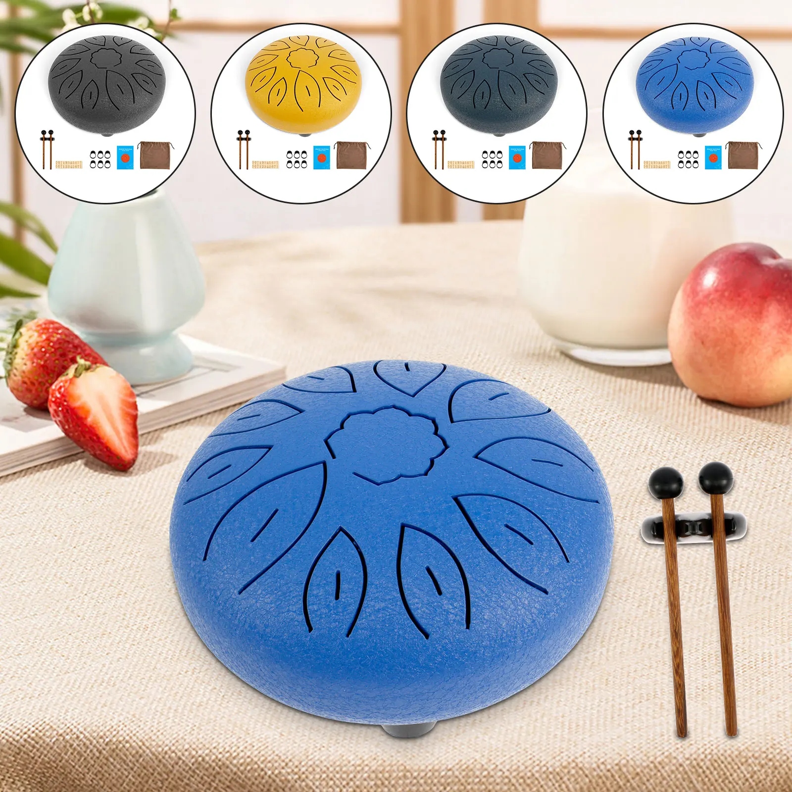 6 дюймов 11 примечаний дождь барабан для улицы долго держится язык экологически