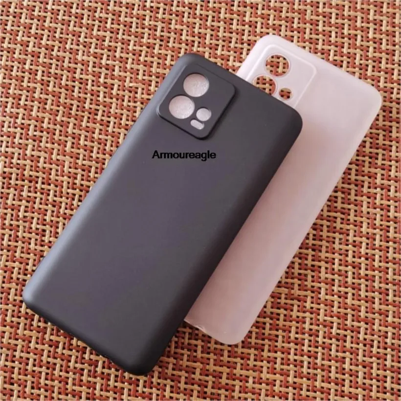 Противоударный матовый чехол защитный для Motorola Edge 30 Fusion мягкий из ТПУ Moto задняя