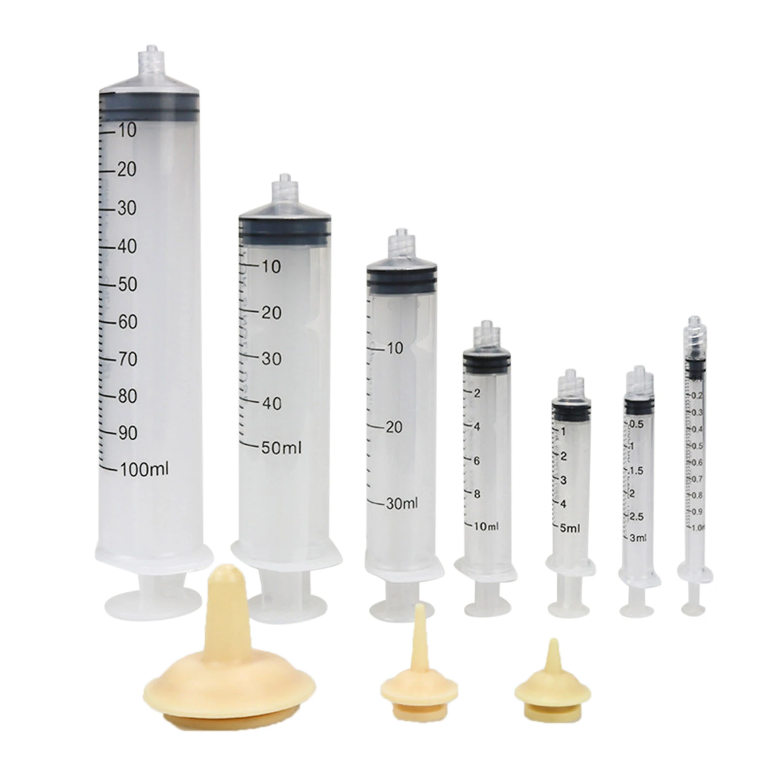 

Pet Syringe Pet Feeding Syringe For Puppies Kittens Pet Feeding Silicone Nipple With Syringes Self-contained Scale Pet Pill