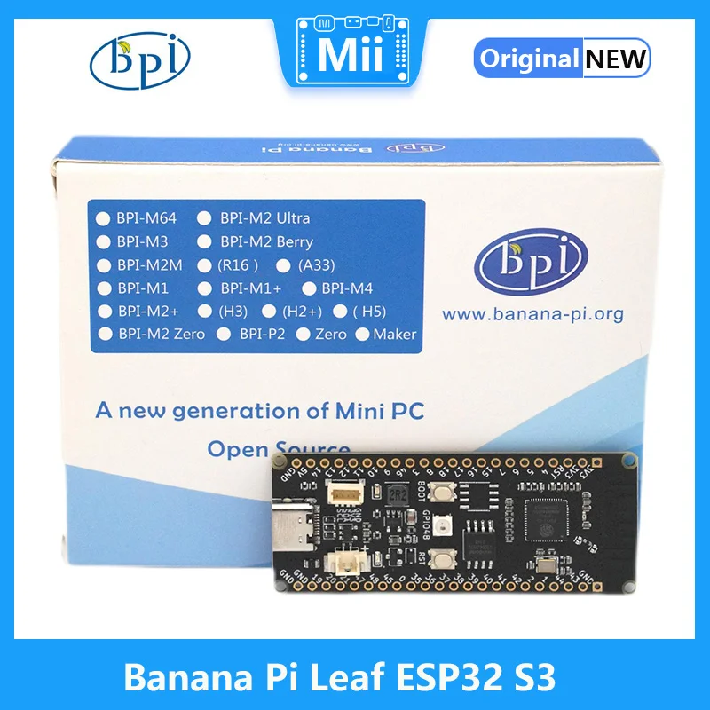 Banana Pi Leaf ESP32 S3-это серия низкомощных микроконтроллеров предназначенных для