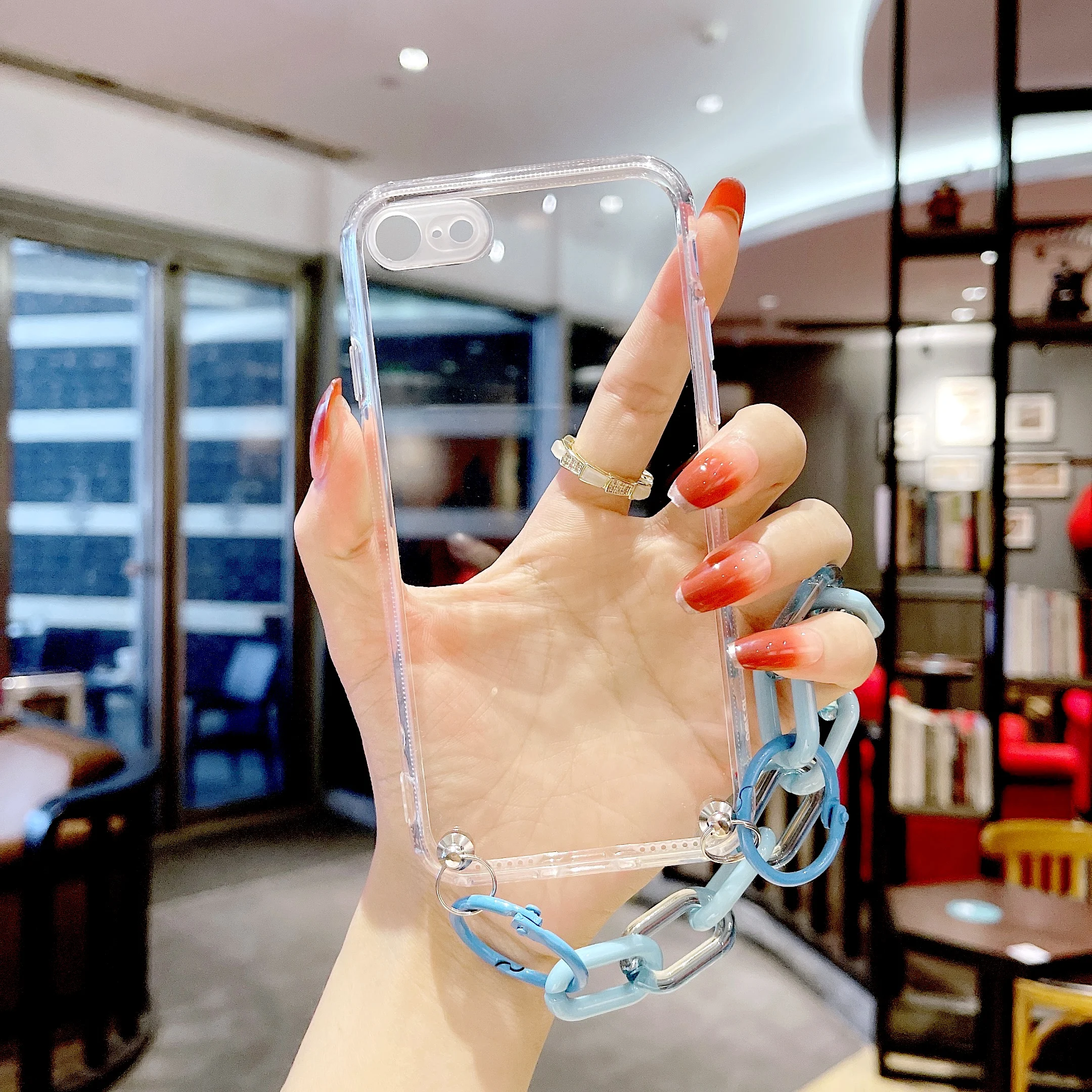 

Прозрачный акриловый чехол для iPhone 7 8 Plus 11 12 13 Pro Max X XS XR XS Max