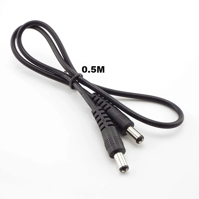 12 В, 3 А, прочный кабель источника питания «Папа-папа» постоянного тока с вилкой 5,5x2,1 мм до 5,5 мм x 2,1 мм, удлинитель питания «сделай сам»