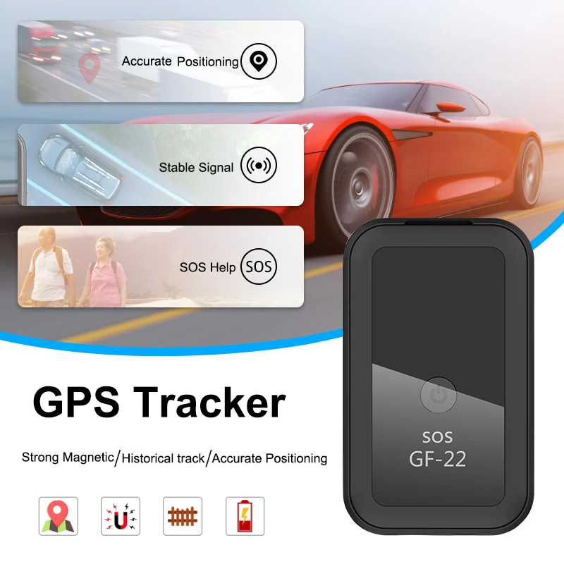 

GF22 Gps Tracker Miniature Intelligent Locator Elderly Children Car Anti-theft Recording Magnetic Anti-lost Gps Mini Smart Track