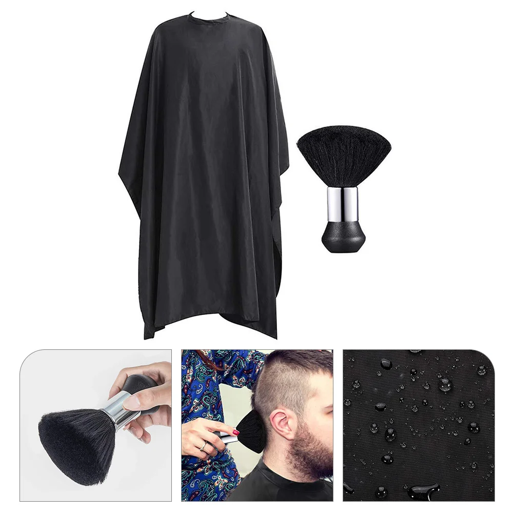 

Cape Barber Haircut Salon Cutting Hair Hairdressingwith Neck Duster Brush Styling Accessories Gown Adults Dyeing Cloak Stylist