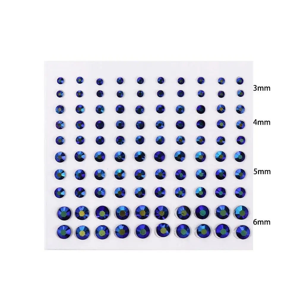 Жемчуг 3D украшения для дизайна ногтей фестиваль макияжа ювелирные наклейки лицо