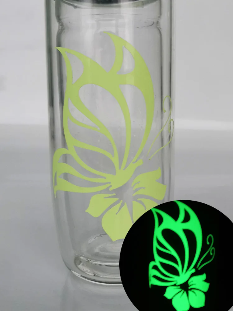 Glow in the Dark Permanent Vinyl for Cricut Luminous Adhesive Sheets Cups Mugs Home Window Decor |