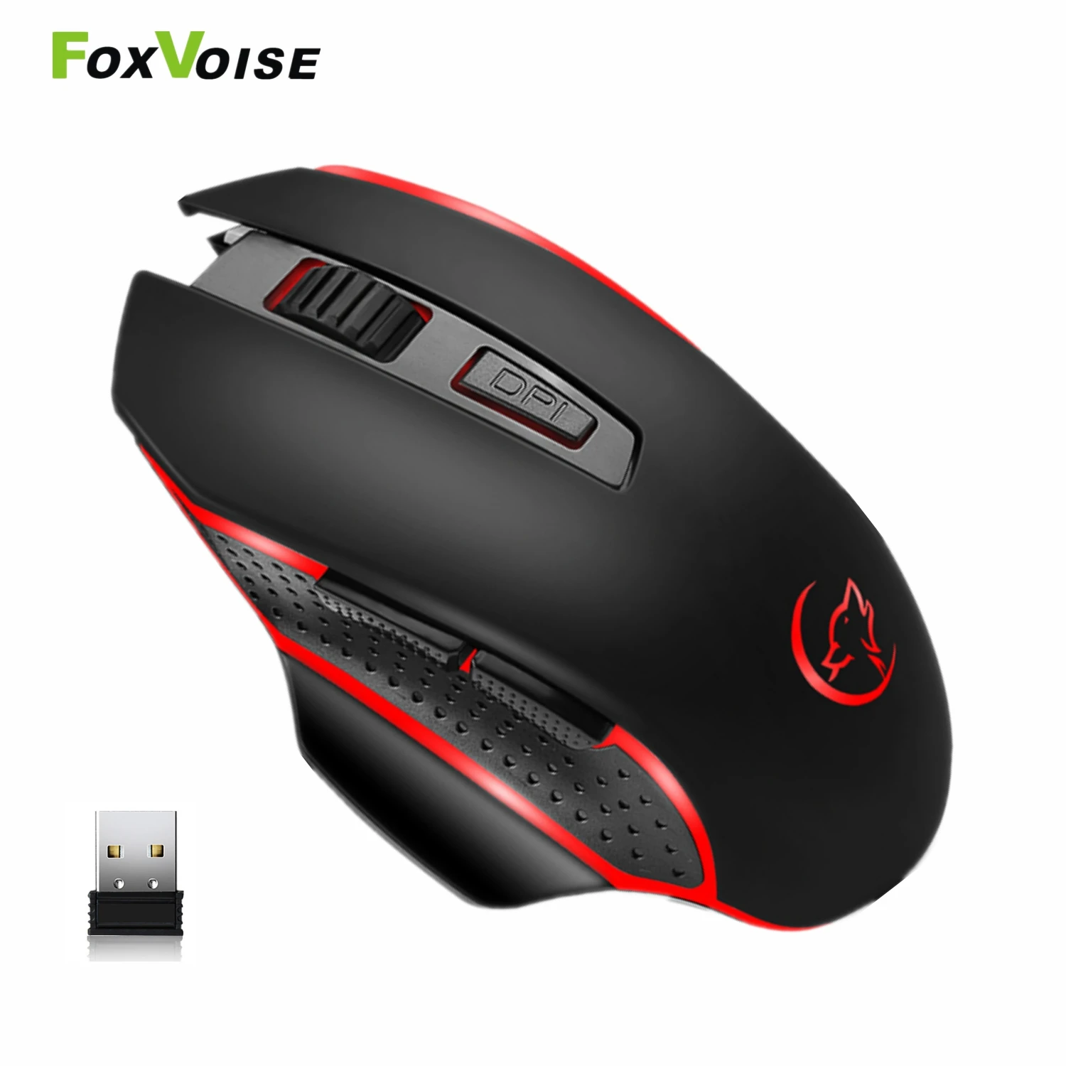 

Wireless Gaming Mouse For Laptop Gamer Mause Kit For Computer 6 Key USB RGB Mice For PC Vertical Ergonomic Gaming Wireless Mouse