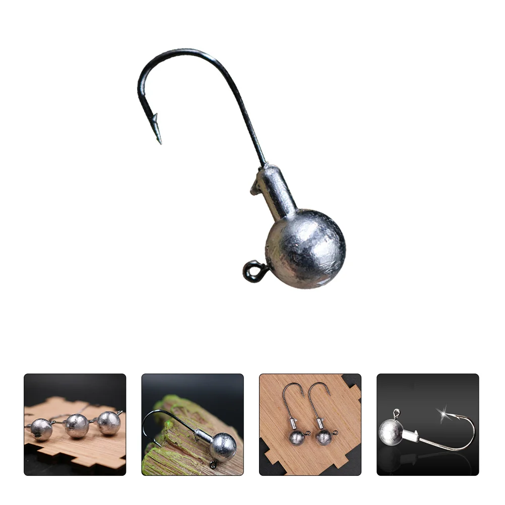 

Hooks Hook Jig Bait Outdoor Accessories Circle Sturdy Head Tool Metal Hard Bite Lure Worm Lures Set Trout Jigs Freshwater Tackle