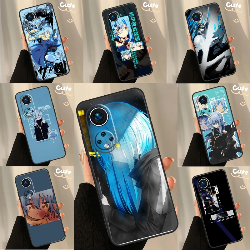 Чехол Tensei Shitara Slime Datta Ken Rimuru для Huawei P30 Pro P50 P40 P20 Lite Nova 5T P Smart 2019 Cover Honor 50 10i 8X 9X.