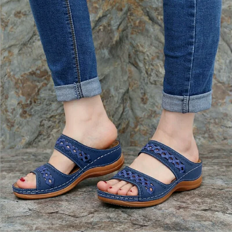 

sandals women 2022 Summer Women Shoes Wedges Sandals Platform Casual Roman Women's Sandals Beach Shoes