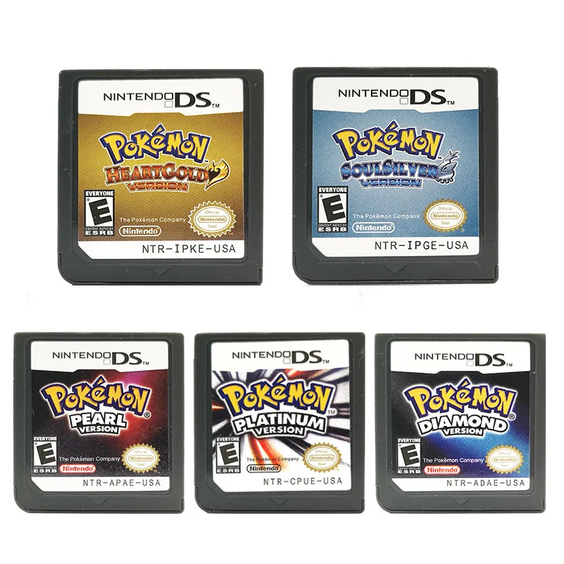 Игровая карта Pokemon Nds карманная карточка монстр золото сердце Серебряная Душа