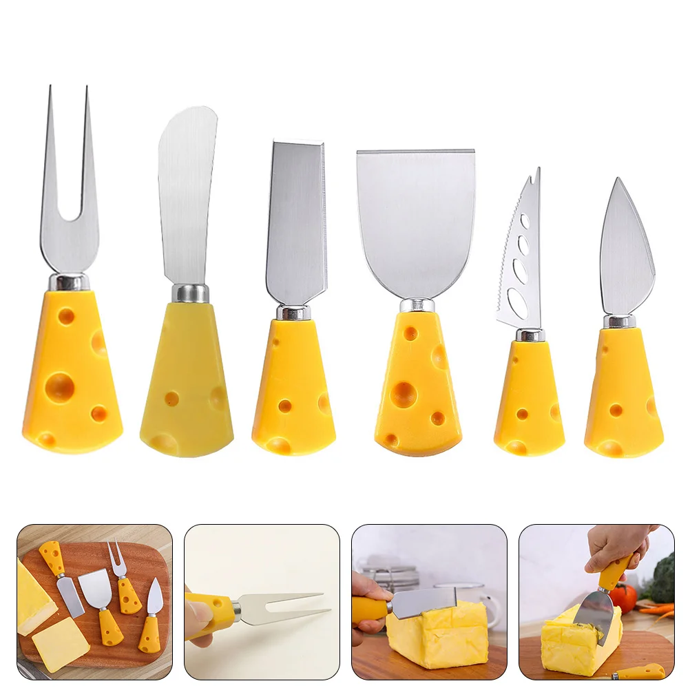 

Cheese Cheese Cheese Set Cheese Spreading Shaver Household Steel Dinner Forks Cutlery Stainless Steel Cheese Cleaver Scissors