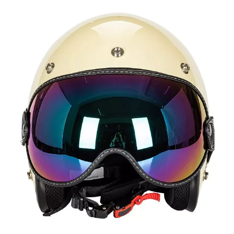Fit Retro Helmet Visor Bubble Shield Lens Motorcycle Helmet Bubble Visor Lens Bubble Shield Motorcycle Helmets Accessories Moto enlarge