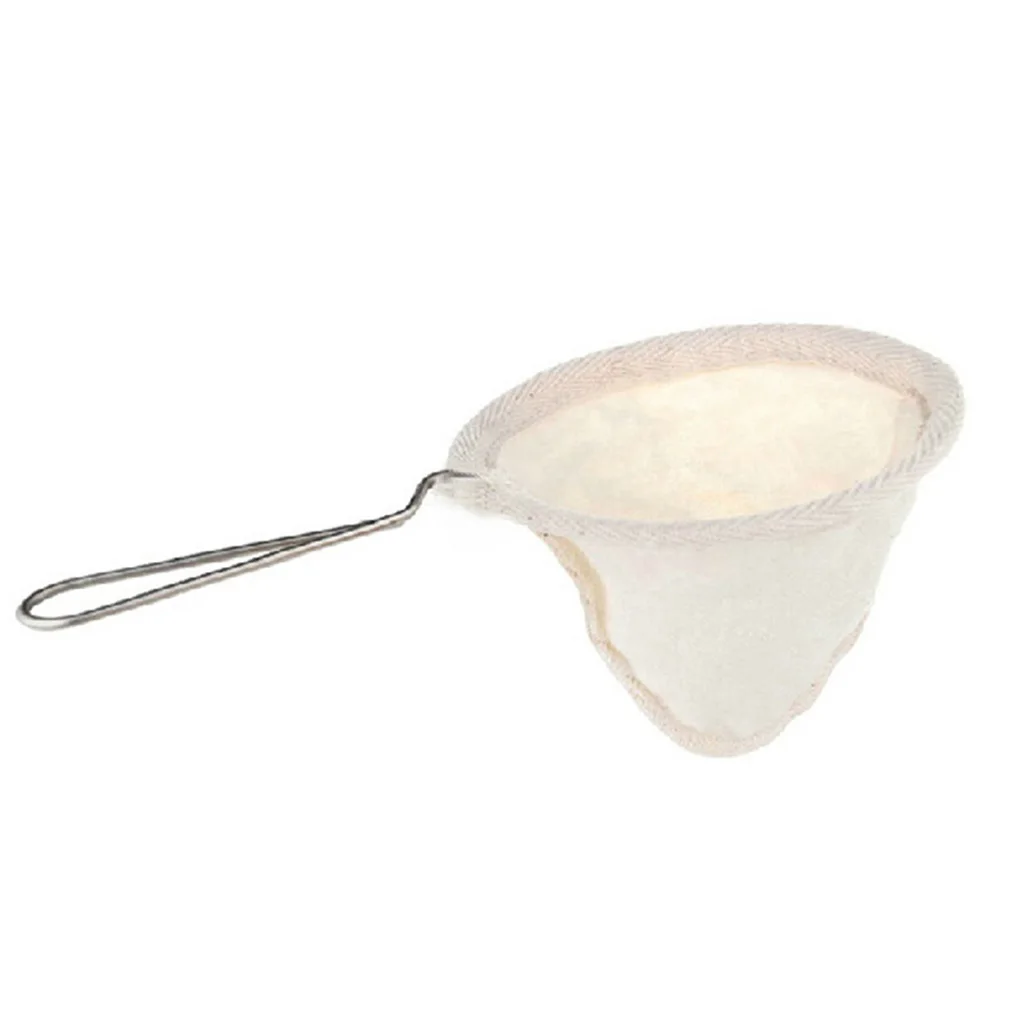 

Handheld Handmade Coffee Flannel Filter Cloth Strainer Storage Dripper