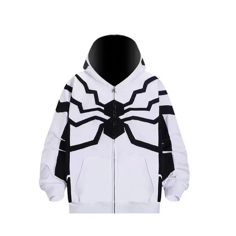 Хит продаж толстовка с капюшоном для косплея на Хэллоуин цифровым принтом паука