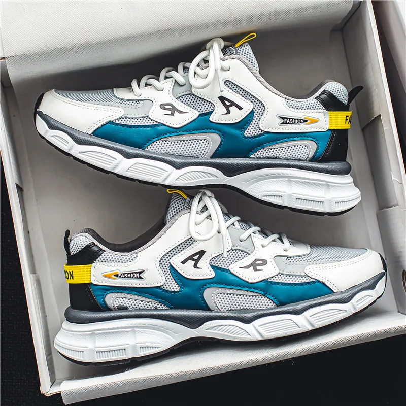 

2023 New Fashion Low Sneakers Men Comfortable Flat Sneakers Casual Men Lace-up Platform Sneakers for Men Zapatillas De Deporte