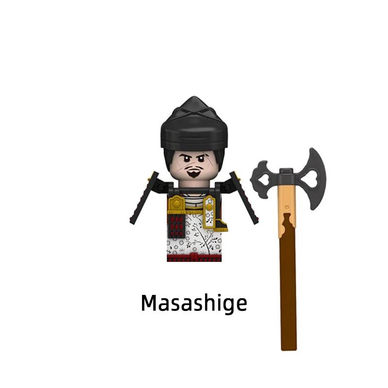 Средневековый японский самурай Kyuzo Gion Heiwachi Satsuki Masashige Apenanka Shimizu Aoi Model Blocks MOC Bricks Set