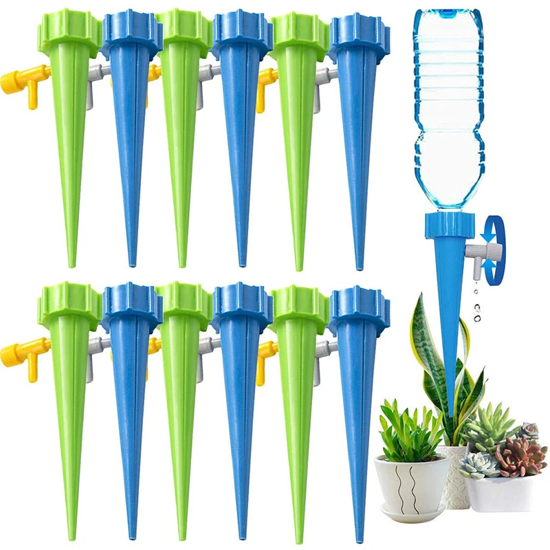 

Drip Watering Device for Plants Self Watering Spikes Auto Water Dripper Device Automatic Irrigation System Garden Pots Drippers