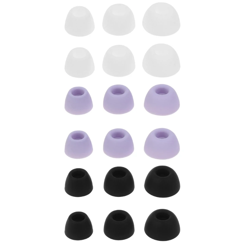 

P9YE 3Pairs Silicone Ear Tips for SM R510 buds2 Earphone Earbuds Eartips