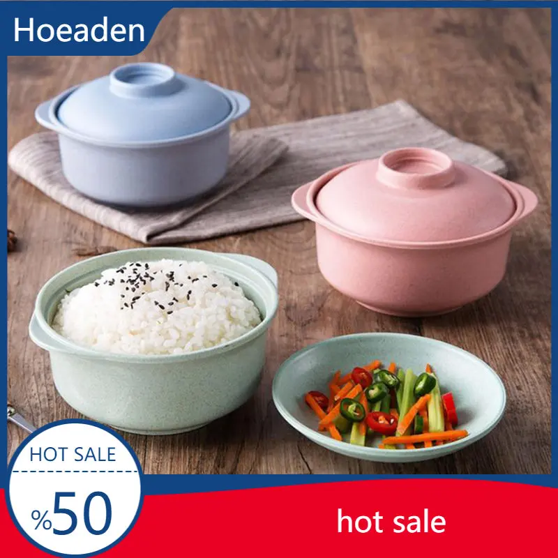 

Instant Noodle Bowls with Lids Soup Hot Rice Bowls Students Food Container