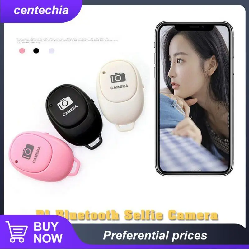 

Remote Control Wireless Camera Shutter Selfie Button Clicker For Android Ios Smartphones For - Live