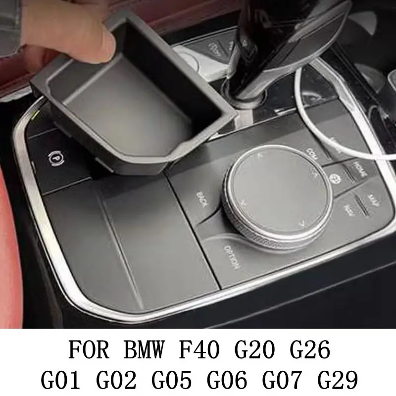 

Car Interior Central Gear Shift Storage Box Trim For BMW 2 / 3 / 4-Series X3 X4 X5 X6 X7 Z4 F40 G20 G26 G01 G02 G05 G06 G07 G29