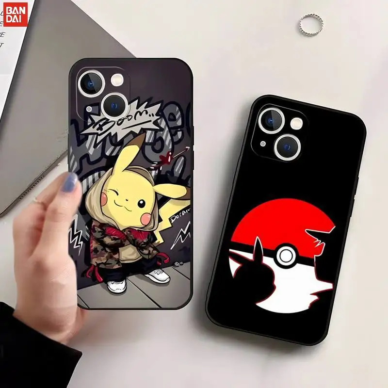 

Pokemon Pikachue Phone Case Shell For IPhone Apple 13 12 11 Pro Max Mini Xs X Xr 7 8 6 6s Plus Se 2020 High Quality Macia Capa