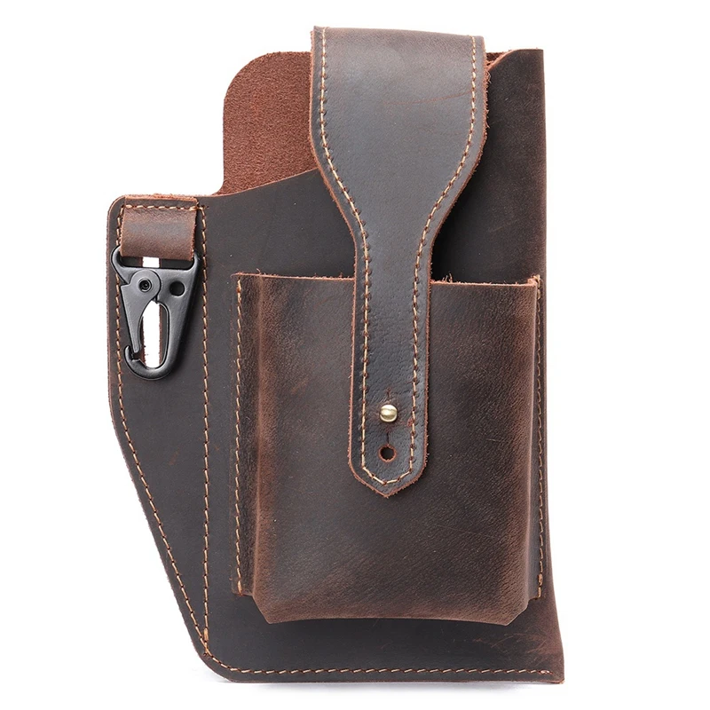 

Double-Layer Mobile Phone Pockets Can Wear Belt Phone Pockets Hanging Tool Bag Men's Outdoor Sports Pockets