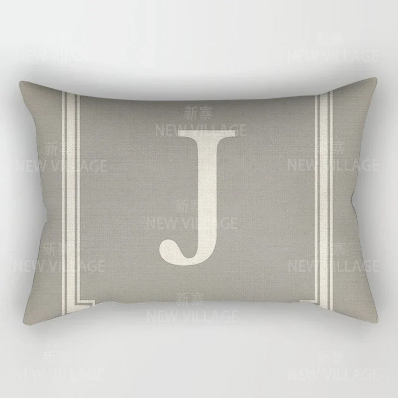 

Наволочки из льна/хлопка с принтом буквами 26 шт.