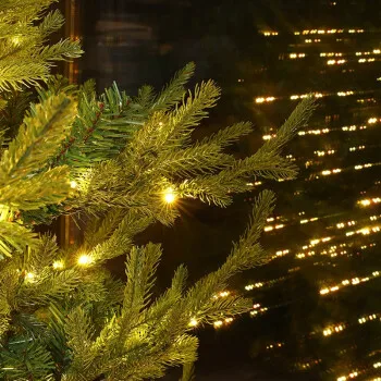 2022 new 2.4m PE+PVC Christmas Tree decoration home large lantern pendant encryption | Дом и сад