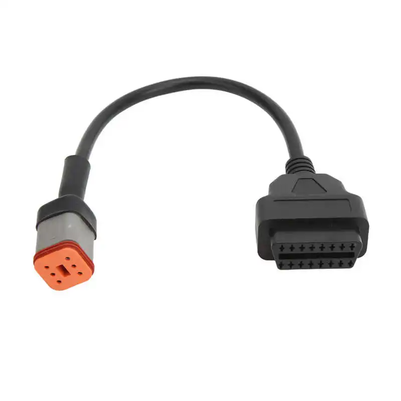 

Diagnostic Adapter OBDII 6 Pin Scanner Cable Heavy Duty for Motorcycle